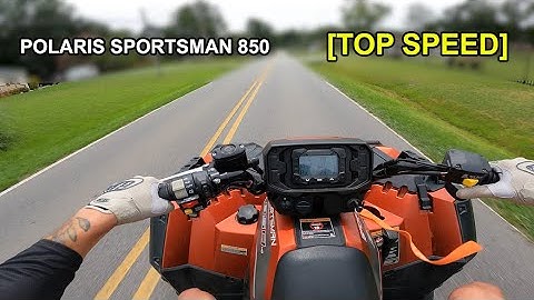 79MPH* [TOP SPEED] | Polaris Sportsman 850