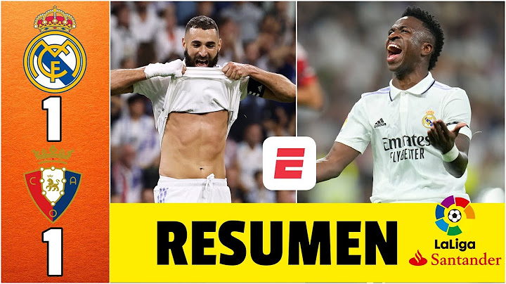 REAL MADRID NO PUDO con el OSASUNA y empató 1-1. GOL DE VINICIUS. BENZEMA FALLÓ UN PENAL | La Liga