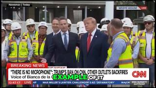 Trump Bans Press: Why YOU Can't Hear the President!