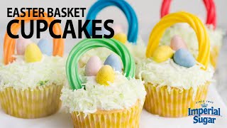 How To Make Easter Basket Cupcakes