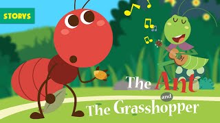 The Ants and the Grasshopper - Bedtime Stories for Kids | KIDSPlaytime Nursery Rhymes and Storytime