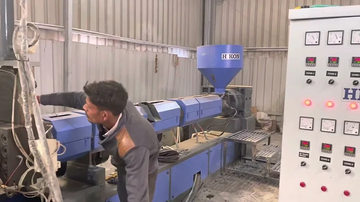 Plastic recycling extruder. www.hikonindia.com, www.hikonglobal.com