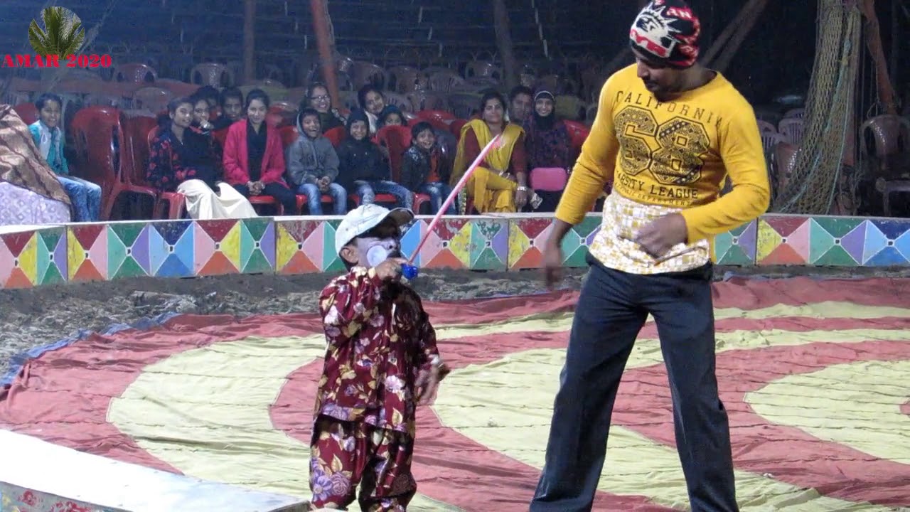 FUNNY JOKER AT AFRICAN FAMOUS CIRCUS KOLKATA AT WINTER | फनी जोकर अफ्रीकन फेमस सर्कस में