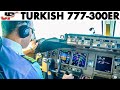 Piloting the TURKISH 777-300ER out of Tokyo