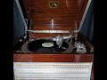 雪村 いづみ ♪貴方ひとりのために♪ 1953年 78rpm record. HMV Model No 130 india Gramophone