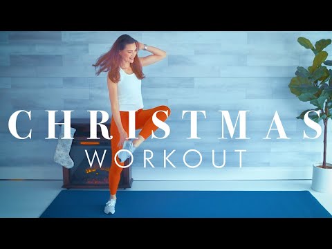 Christmas Walking & Dance Workout  // Cardio & Strength with Weights!