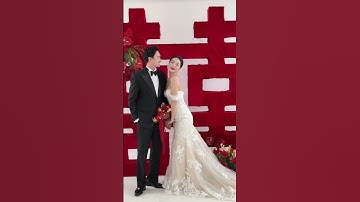 Hậu trường chụp ảnh cưới trong Studio với concept chữ Hỷ #mimosawedding #chupanhcuoidep #studio