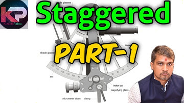 Staggered | Graphical combination of sight | staggered observation | Lect 1