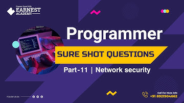 PROGRAMMER| SYSTEM ADMINISTRATOR & ANALYST| NETWORK SECURITY| SURE SHOT QUESTIONS PART 11