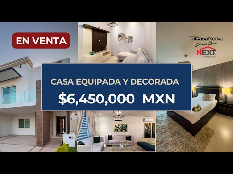 EN VENTA | Casa equipada y decorada Cerrada del Prado, Hermosillo