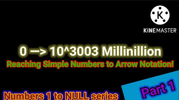 Numbers 1 to NULL series Part 1 - Reaching Arrow Notation!