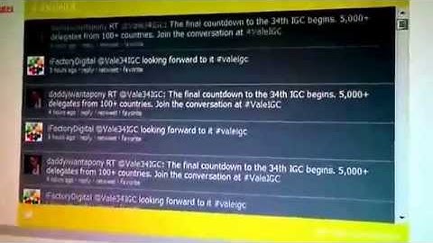 Live Twitter Feed Testing