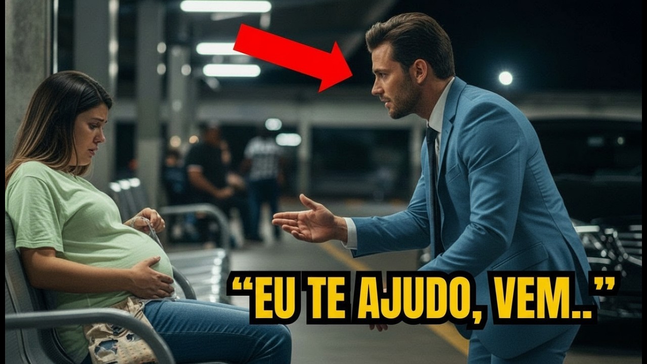 Grávida de 9 Meses é Abandonada na Rodoviária… Até Que um CEO Milionário Surge com uma Revelação