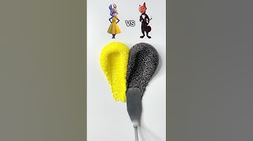 Judy vs Nick guess Zootopia2 color mixing (Part 6) #disney #colormixing #zootopia2 #satisfying