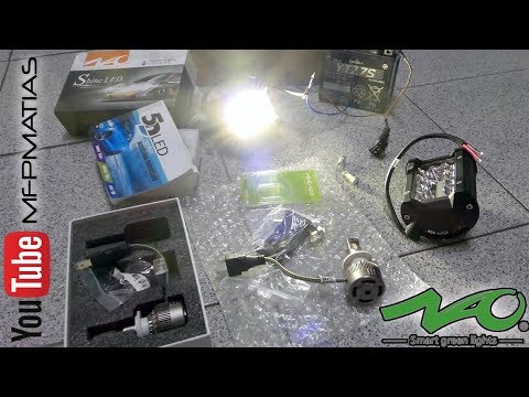 L.E.D. H7 Bulb, T10 Bulb and Spot light By NAO | Unboxing | Review