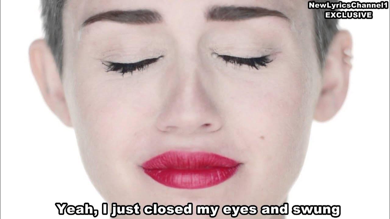 MILEY CYRUS Wrecking Ball Lyrics + New Type OF VIDEO EXCLUSIVE FROM NewLyricsChannel1 MILEY CYRUS Wrecking Ball Lyrics + New Type OF VIDEO EXCLUSIVE FROM NewLyricsChannel1