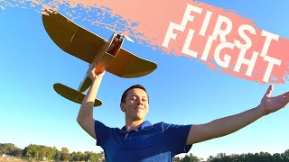 FIRST TIME FLYING RC!! NEW PILOT!!!! - FT Old Fogey Build and Fly