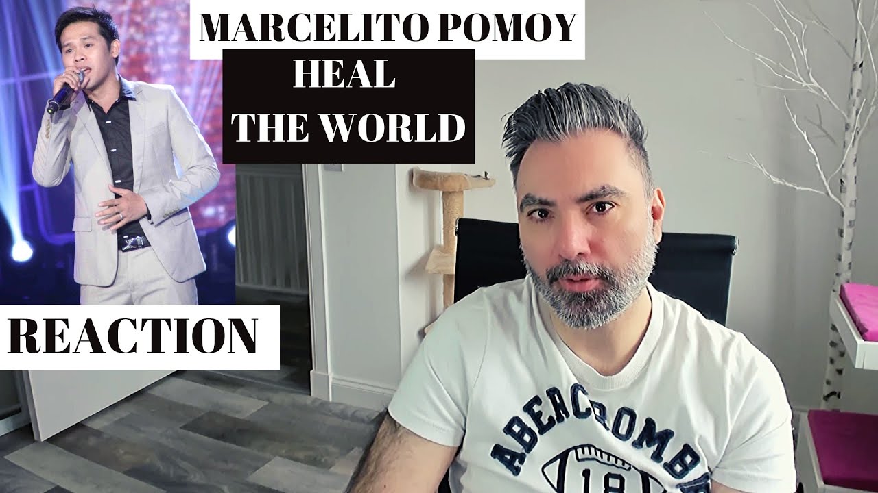 MARCELITO POMOY - HEAL THE WORLD (REACTION): we only can do it together