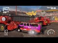 Wreckfest a lawn mower tractor vs two combine harvesters vs holar in a pink ateam wagon
