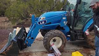 Greasing your NEW tractor!