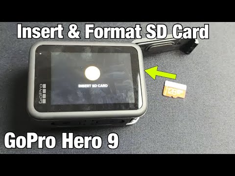 GoPro Hero 9: How to Insert SD Card & Format 