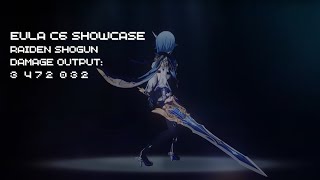 Eula C6 | Raiden Shogun [3.4m damage]