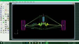 Templates suspension systems in Lotus Shark and Free body diagram generation