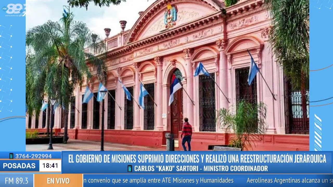 El Gobierno de Misiones suprimió direcciones y realizó una reestructuración jerárquica del Estado