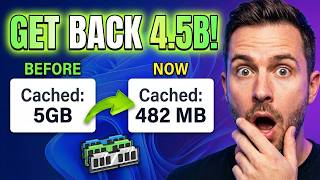 Free Up Gigabytes of RAM in 30 Seconds | Official Windows Cache Clean