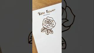 Easy flower hack🌹/simple flower mehndi/Begginers #shorts #viral #vlog #freemehndiclasses #art#reels
