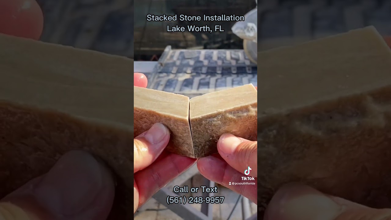 Stacked stone miters tutorial - Pereira Construction