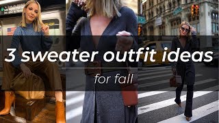 3 Fun Ways to Style a Sweater | Christie Ferrari