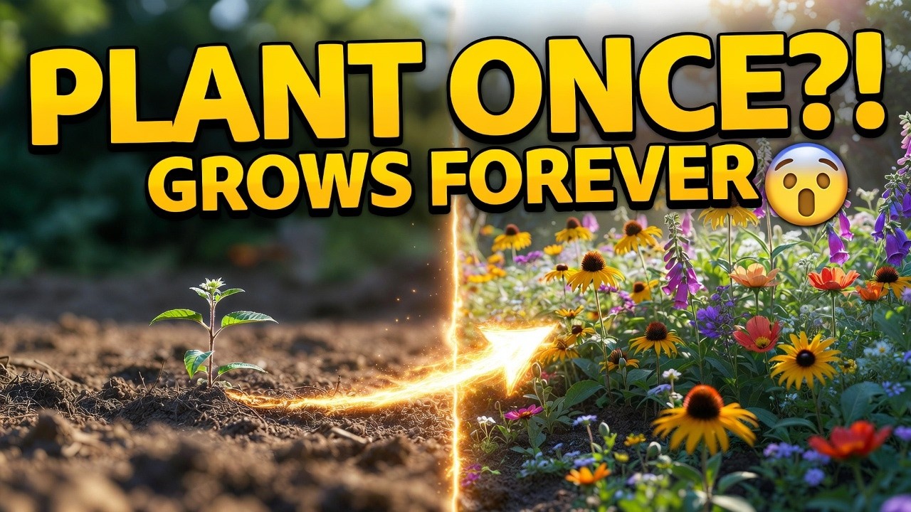 🌸10 Self-Seeding Perennials That Grow Back Every Year | Low Maintenance ...