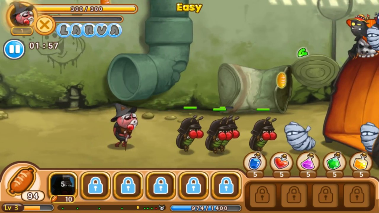 [Game] Larva Heroes Lavengers 2017 Wizard Brown character's YouTube