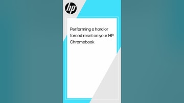Performing a hard or forced reset on your HP Chromebook #shorts