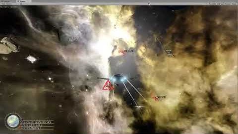 Unity 3D space game wip04 Gk