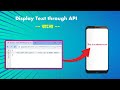 Display Real-time Text through API in Android App | Java | Android Studio