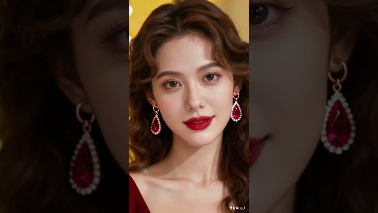 Dangle Ruby Earrings FashionSonder Jewelry 