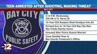 15-year-old accused of firing, pointing handgun in Bay City