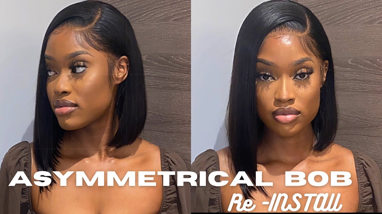 ASYMMETRICAL BOB RE- INSTALL | THIS CUT IS EVERYTHING!!! | Ft RPGSHOWHair