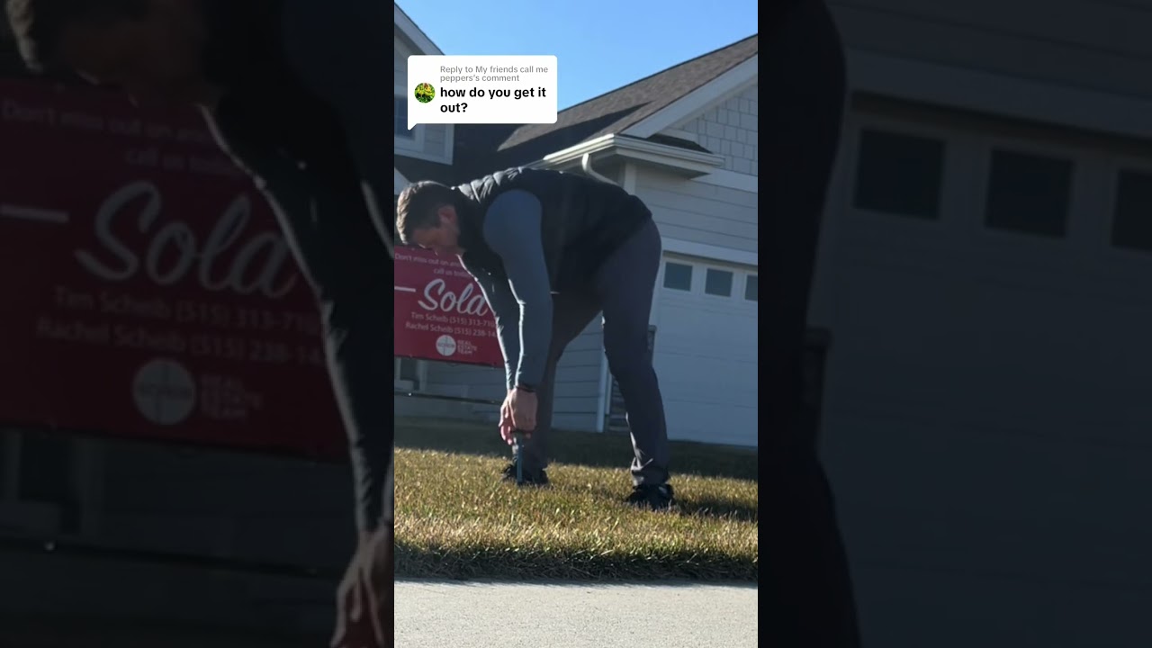 friends call me peppers luckily it’s not frozen otherwise I’m using a crowbar! 