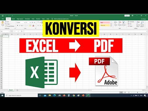 Video: Bagaimana cara mengonversi file Excel ke PDF?