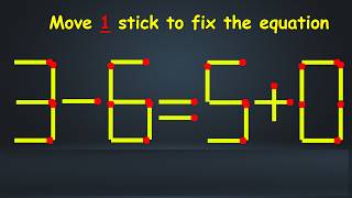 Matchstick Puzzle That Looks Easy But Isn't | Try It Now!