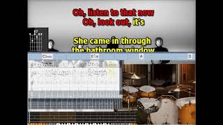 Polythene Pam/ She Came In Through The Bathroom Window Beatles drum bass western best version