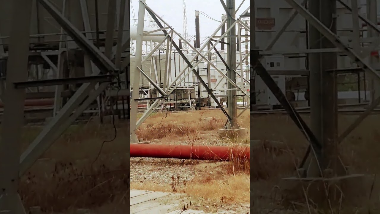 400kv power grid switch yard view 