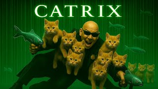 映画 『CATRIX』猫版マトリックス! 子猫vsエージェントが世界をバグらせる #catrix #猫 #映画風 #shorts 