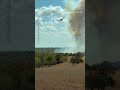 Watch air crews battle massive Oklahoma wildfire in Caddo County