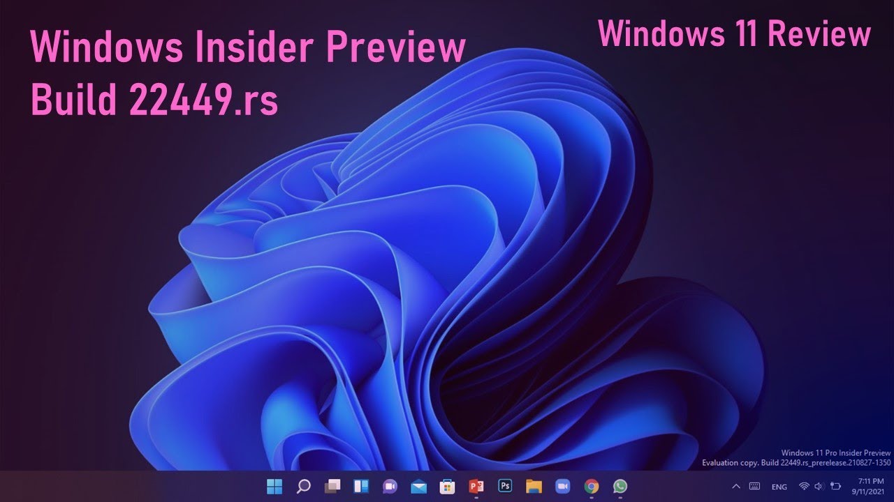 Windows 11 Dev Channel Preview