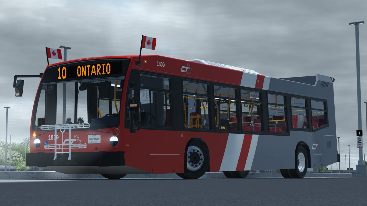 [VBS] | Driving The Newly Added 2018 Nova Bus LFS On Route 10 To ...