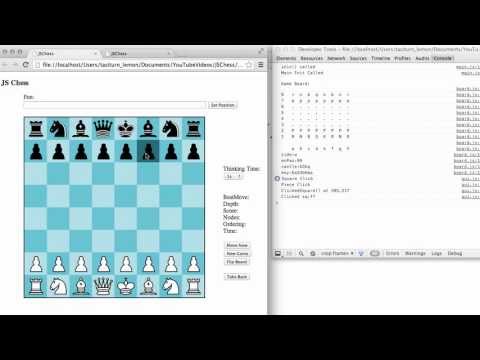 Programming A Chess Engine In Pure Javascript Part 57 - Bulding the (simple) GUI - Move Detection